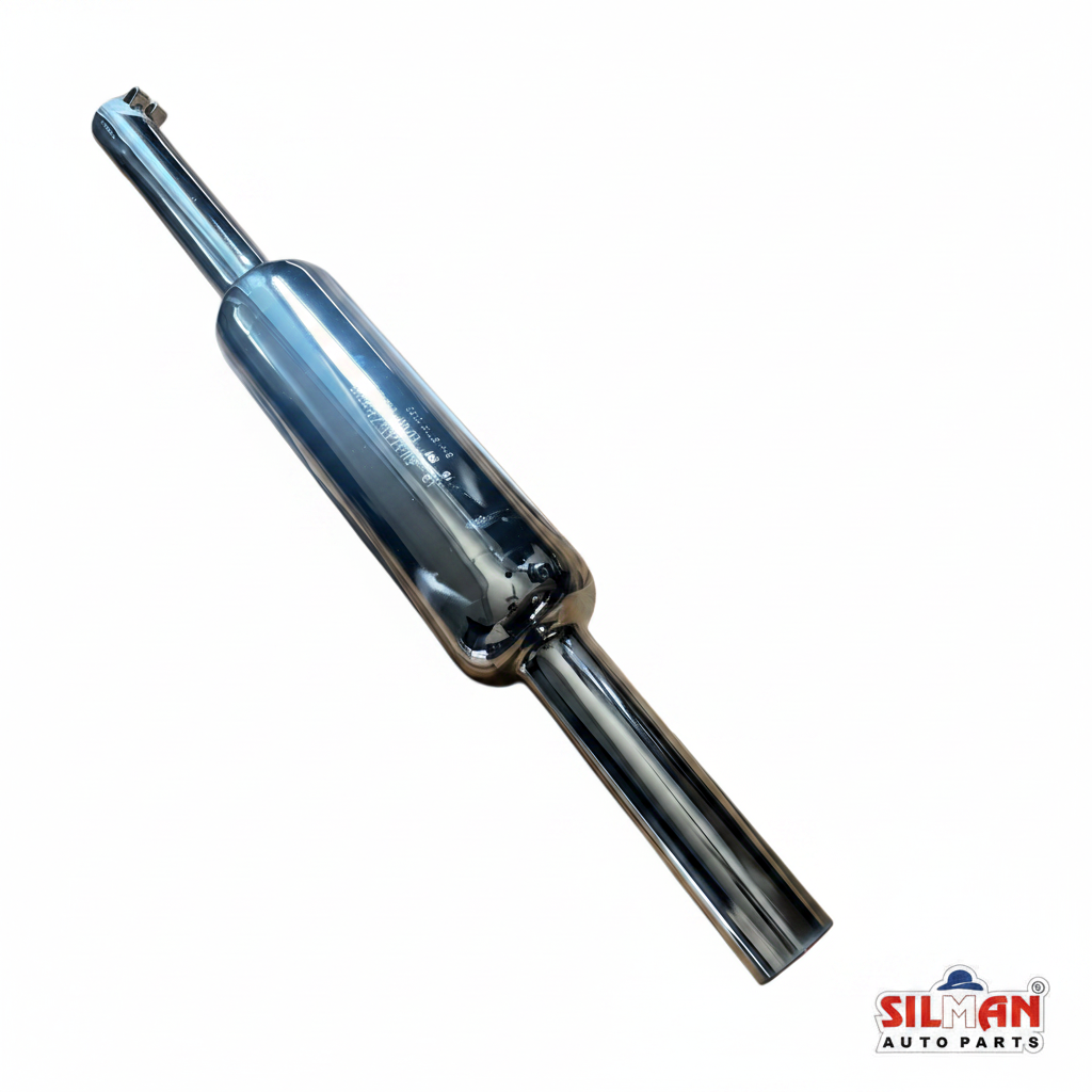 LSA1-A SILMAN Bullet Electra UCE Long Silencer – Chrome Finish Exhaust for Bullet (Heavy Duty, Stylish Sound) (CHROME FINISH)